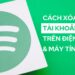 cách xóa tài khoản spotify