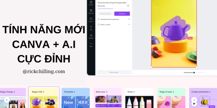 tính năng mới trên canva