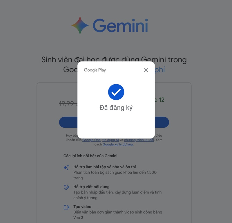 đăng ký gemini