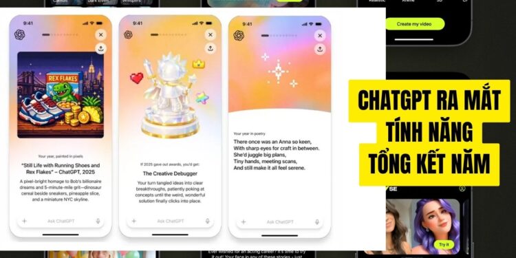 chatgpt ra mắt tính năng tổng kết năm