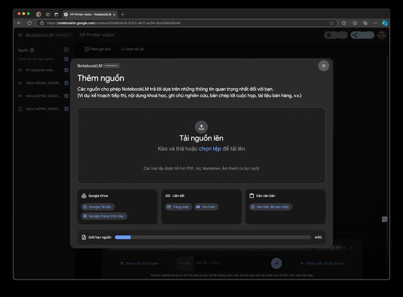 tải tài liệu lên