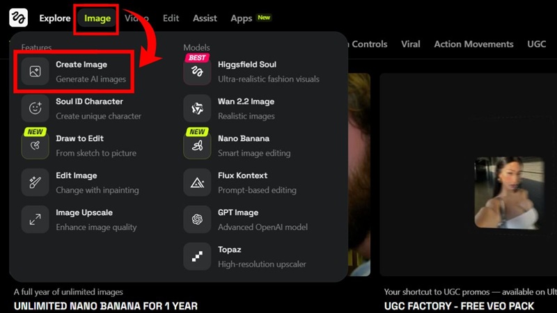 tạo hình ảnh mới