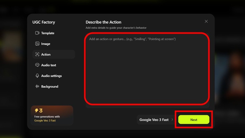 tạo prompt cho video
