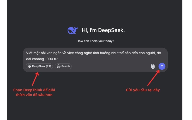 cách sử dụng tài khoản deepseek