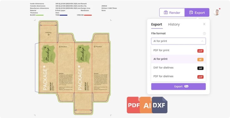 tùy chỉnh vật liệu và thông số