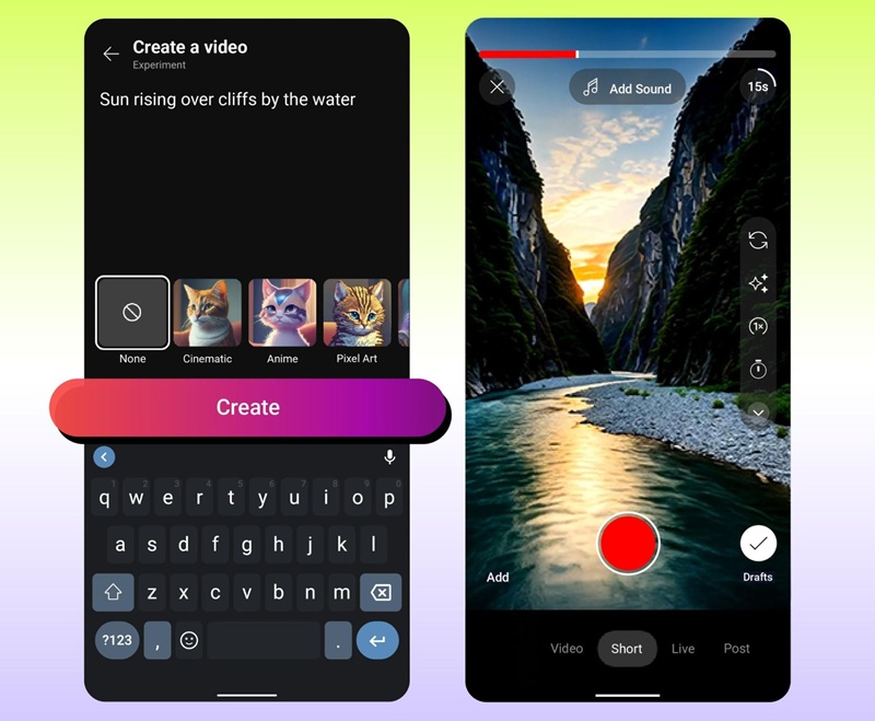 thêm vào youtube shorts
