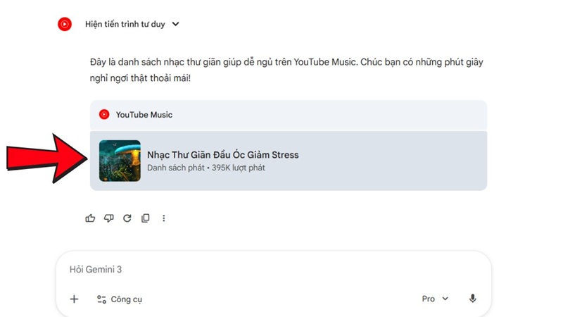 hiện thị danh sách bài hát