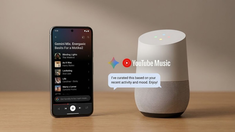 lưu ý khi sử dụng youtube music và gemini