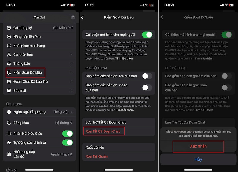 xóa toàn bộ bước 2