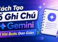 tạo sổ ghi chú trên gemini