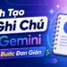 tạo sổ ghi chú trên gemini