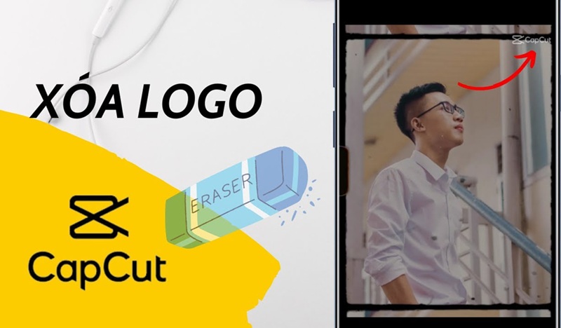 xóa logo trực tiếp trên capcut