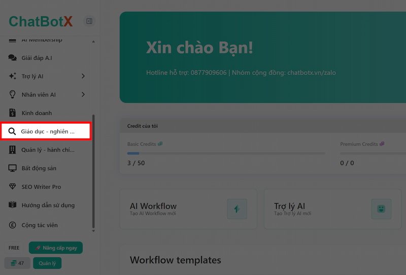 giáo dục nghiên cứu