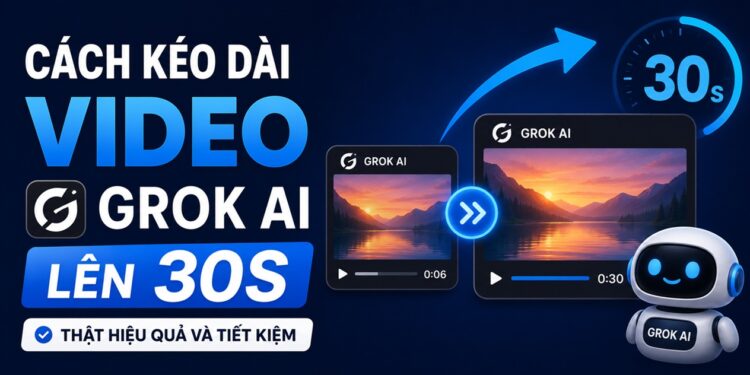 kéo dài video grok ai