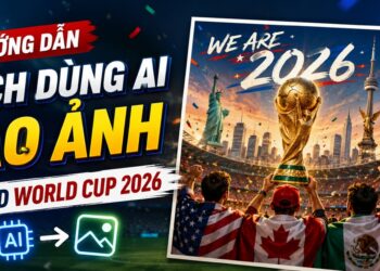 Hướng Dẫn Cách Dùng AI Tạo Ảnh Trend World Cup 2026 Miễn Phí
