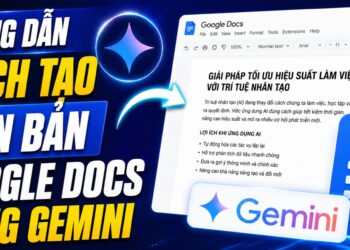cách tạo văn bản google docs bằng gemini
