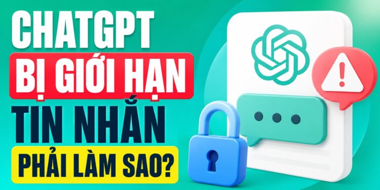 chatgpt bị giới hạn tin nhắn phải làm sao