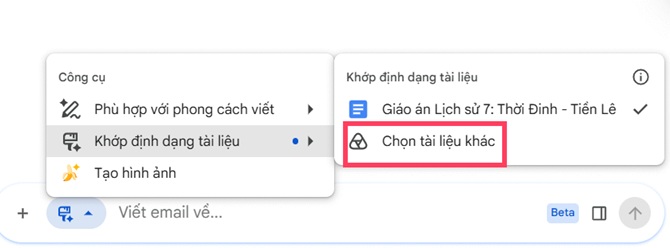 chọn tài liệu khác