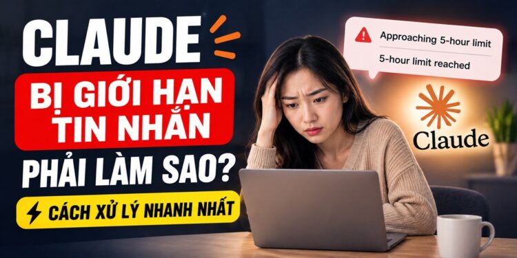 claude bị giới hạn tin nhắn phải làm sao