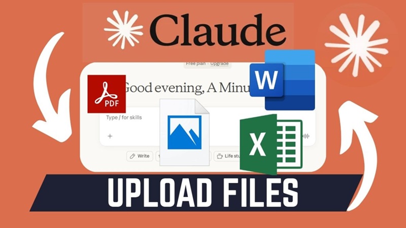 claude không up được file