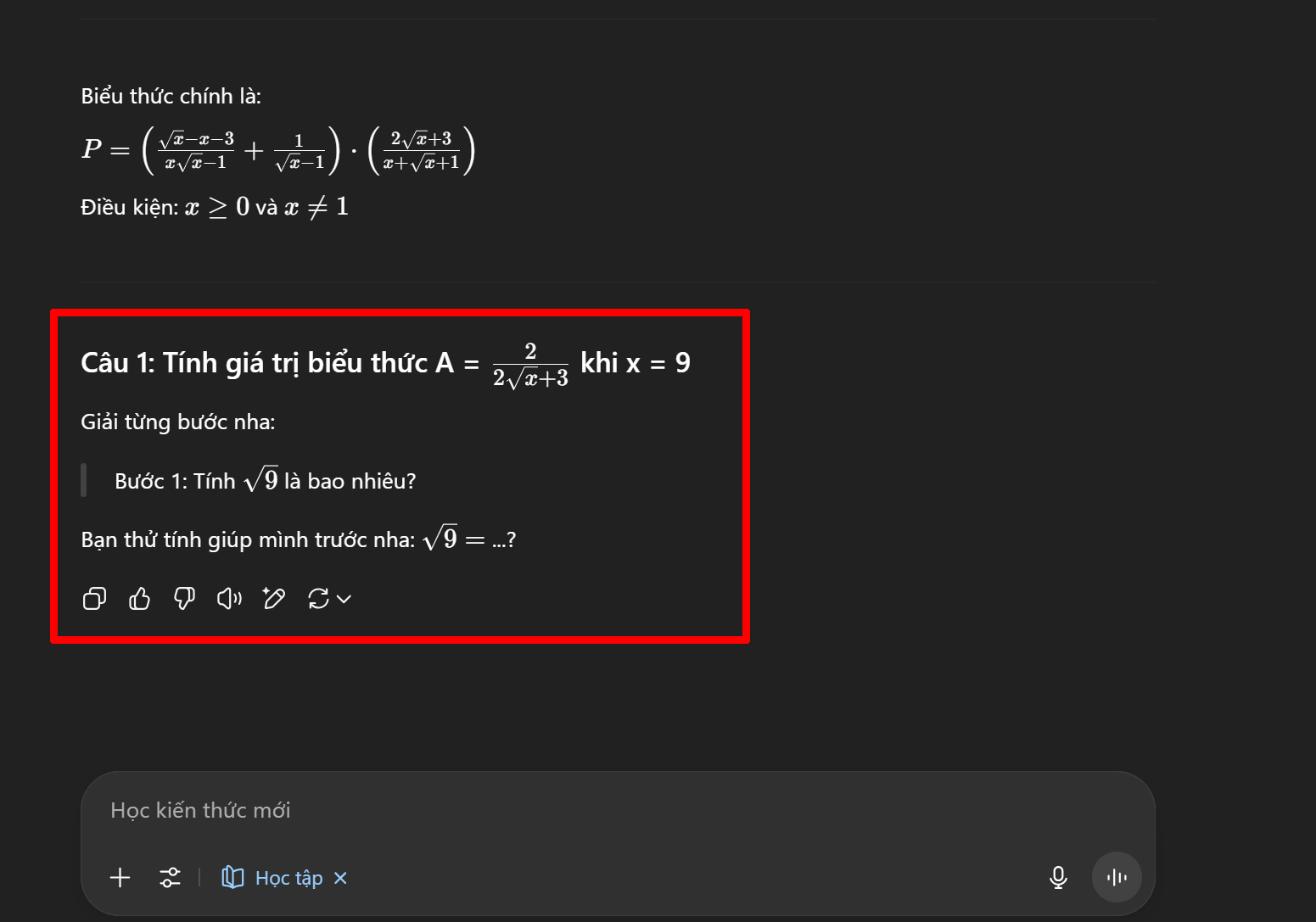 kết quả study ai mode