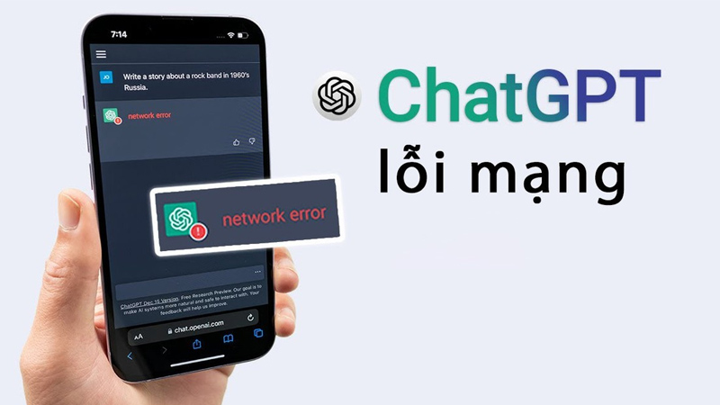 lỗi mạng chatgpt