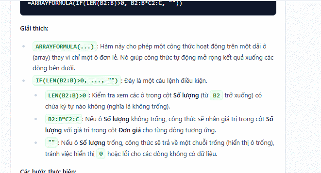 trợ lí ai google sheet
