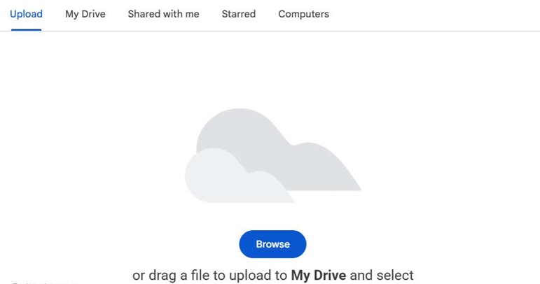 upload slide
