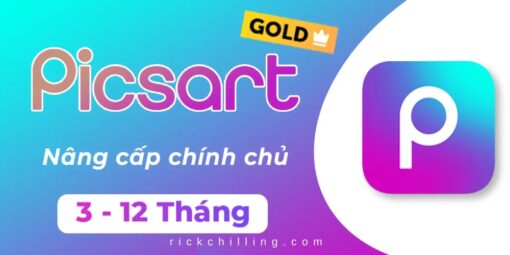 tài khoản picsart gold giá rẻ