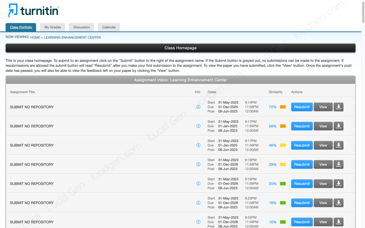 sử dụng tài khoản turnitin