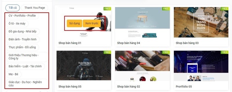 khóa học ladipage