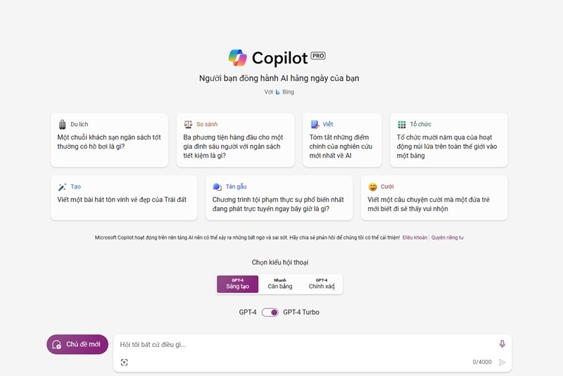 tài khoản copilot