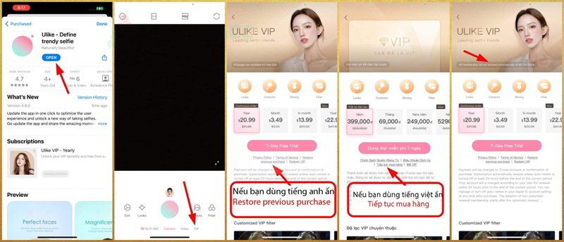 lợi ích của tài khoản ulike