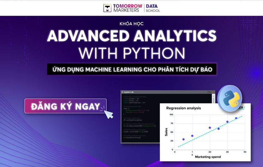 khóa học advanced analytics with python