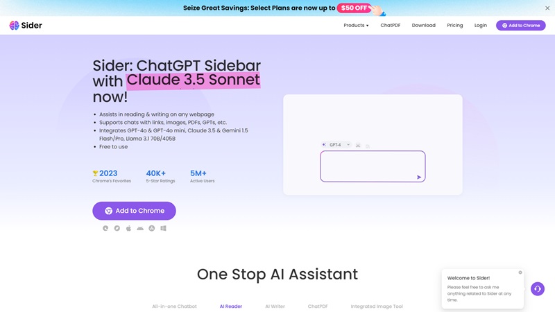 tài khoản sider ai pro 