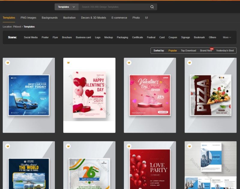 tài khoản pikbest premium