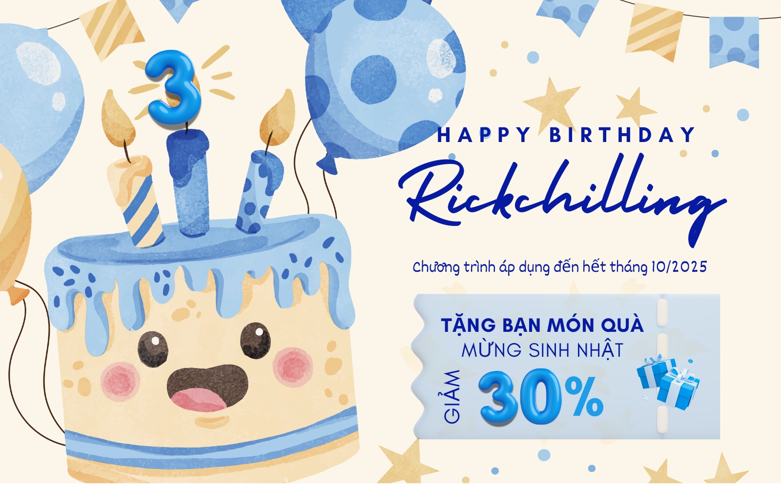 chúc mừng sinh nhật rickchilling