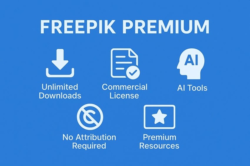 lợi ích của tài khoản freepik