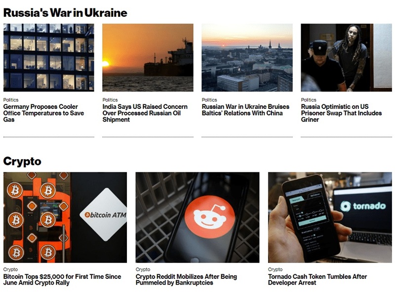 tính năng tài khoản bloomberg premium